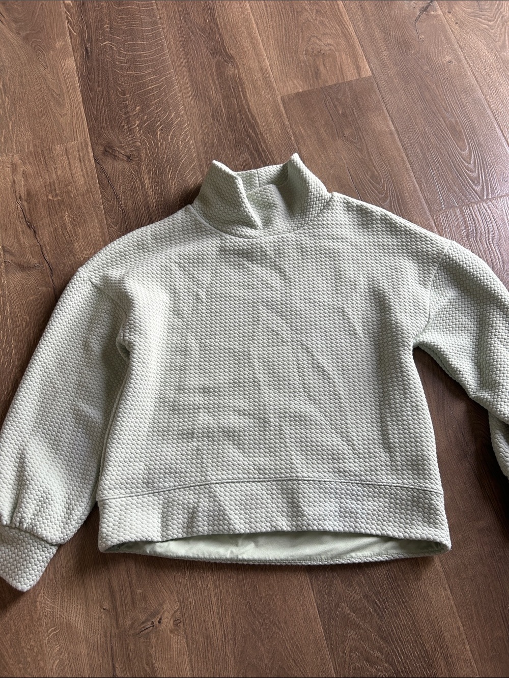 CALIA by Carrie Underwood Cream Mock Neck Textured Sweater